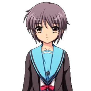 🆘 emoji The Promise Of Haruhi Suzumiya Telegram sticker 13 of 60