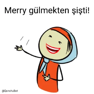 🤣 emoji Merry @Qonshubot Telegram sticker 23 of 31