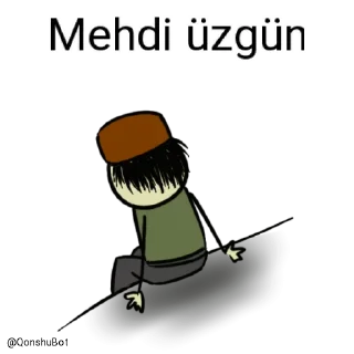 😓 emoji Mehdi @Qonshubot Telegram sticker 11 of 31