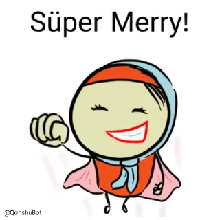 😎 emoji Merry @Qonshubot Telegram sticker 6 of 31