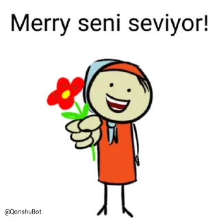 ❤️ emoji Merry @Qonshubot Telegram sticker 8 of 31