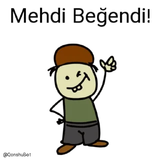 👍 emoji Mehdi @Qonshubot Telegram sticker 20 of 31