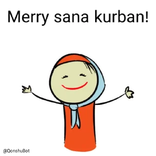 🤗 emoji Merry @Qonshubot Telegram sticker 18 of 31