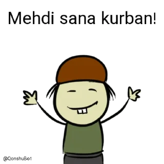 🤗 emoji Mehdi @Qonshubot Telegram sticker 18 of 31