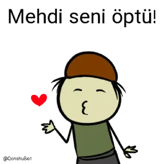 💋 emoji Mehdi @Qonshubot Telegram sticker 19 of 31