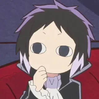🐈‍⬛ emoji -`⊰⊹𝐁𝐒𝐃 • Aᴋᴜᴛᴀɢᴀᴡᴀ ࿅ @Bungo_fans࿐ ° ﾟ Telegram sticker 1 of 65