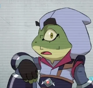 🌟 emoji Ᏼullfrᴏg || Ꮯᴀᴩᴛᴀin lᴀsᴇrhᴀwᴋ Telegram sticker 8 of 120