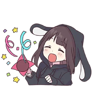 🥳 emoji Menhera-chan @english_world_chatting Telegram sticker 4 of 120