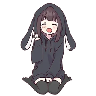 👋 emoji Menhera-chan @english_world_chatting Telegram sticker 21 of 120