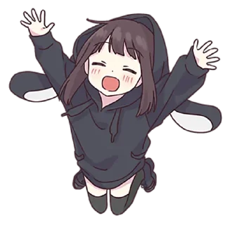🤗 emoji Menhera-chan @english_world_chatting Telegram sticker 20 of 120