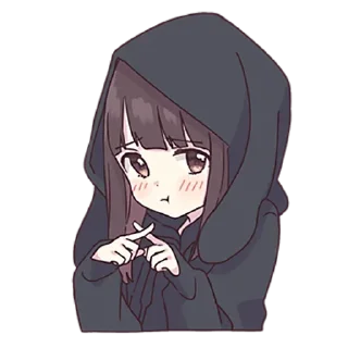 🥺 emoji Menhera-chan @english_world_chatting Telegram sticker 9 of 120