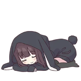 😴 emoji Menhera-chan @english_world_chatting Telegram sticker 23 of 120