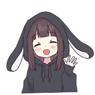 👋 emoji Menhera-chan @english_world_chatting Telegram sticker 1 of 120