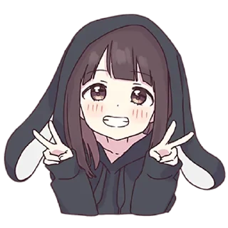 ✌️ emoji Menhera-chan @english_world_chatting Telegram sticker 13 of 120