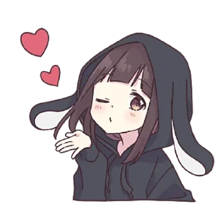 😘 emoji Menhera-chan @english_world_chatting Telegram sticker 18 of 120