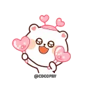 Sticker from Baby TuaGom @BearCouple @MochaStickers