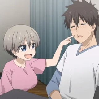 Sticker from Uzaki-chan Reactions by @xMikyciao