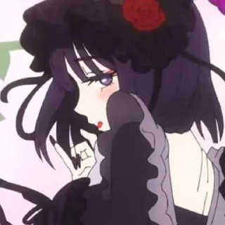 Sticker from shizuku @stickerspackanime