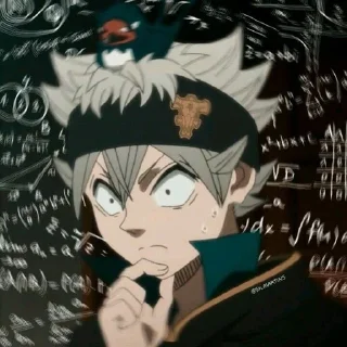 🤔 emoji @BlackClover_News Pack N°1 Telegram sticker 13 of 96