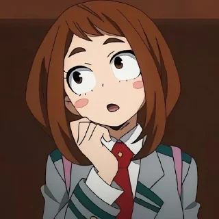 Sticker from Ochako Uraraka ◈ @KesitoMania