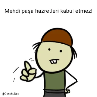 Sticker from Mehdi paşa hazretleri @Qonshubot