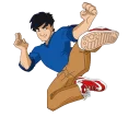Sticker from Jackie Chan