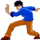 Sticker from Jackie Chan