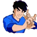 Sticker from Jackie Chan