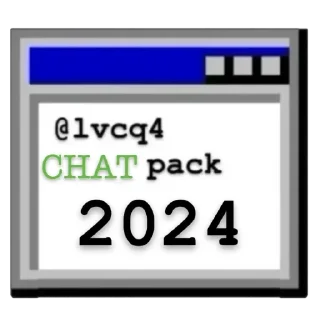 Sticker from @lvcq4 - chat pack
