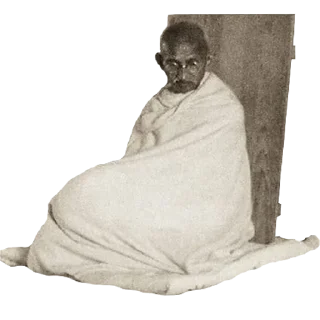 Sticker from Gandhi