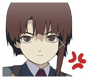 😡 emoji lainTTL Creators Sticker @moe_sticker_bot Telegram sticker 9 of 24