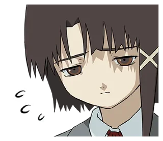 😔 emoji lainTTL Creators Sticker @moe_sticker_bot Telegram sticker 10 of 24