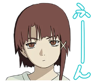 😐 emoji lainTTL Creators Sticker @moe_sticker_bot Telegram sticker 6 of 24