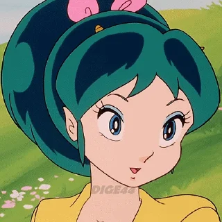 😄 emoji @STIKERFORALL URUSEI YATSURA LUM LAMU' PHOTO STICKERS Telegram sticker 22 of 85