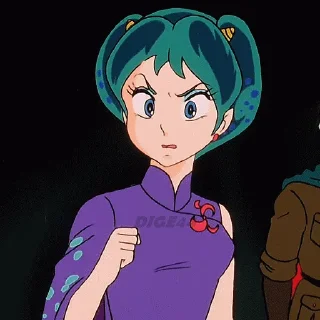 😼 emoji @STIKERFORALL URUSEI YATSURA LUM LAMU' PHOTO STICKERS Telegram sticker 21 of 85