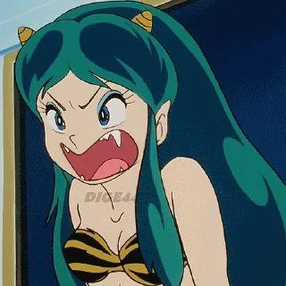 Sticker from @STIKERFORALL URUSEI YATSURA LUM LAMU' PHOTO STICKERS