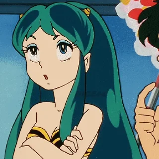 Sticker from @STIKERFORALL URUSEI YATSURA LUM LAMU' PHOTO STICKERS