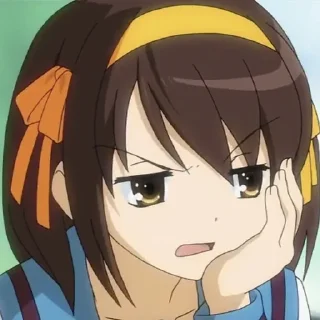 Sticker from Suzumiya Haruhi / 涼宮ハルヒ