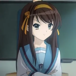 Sticker from Suzumiya Haruhi / 涼宮ハルヒ