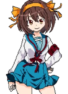 Sticker from Suzumiya Haruhi / 涼宮ハルヒ