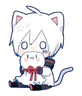 Sticker from 動く！まふまふスタンプ（ねこ） @moe_sticker_bot
