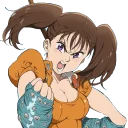 😤 emoji NanatsuNoTaizai Telegram sticker 6 of 10