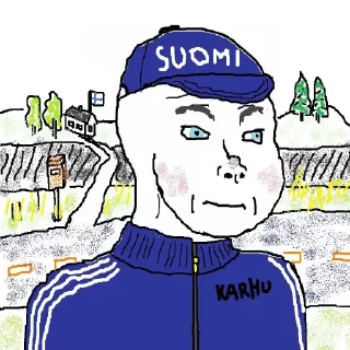 Sticker from Finland State