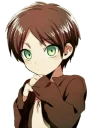 Sticker from attack on titan chibi .saku