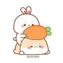 😡 emoji Lovely Tuji 2😍 @MochaStickers Telegram sticker 15 of 18