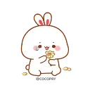 😢 emoji Lovely Tuji 2😍 @MochaStickers Telegram sticker 8 of 18