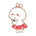 ☕️ emoji Lovely Tuji 2😍 @MochaStickers Telegram sticker 17 of 18