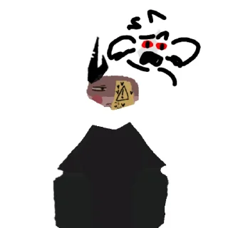 Sticker from bald au