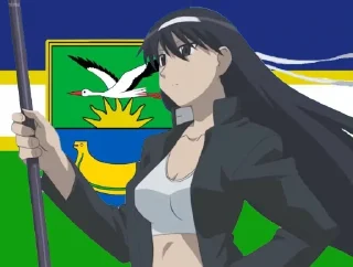 🇺🇦 emoji - ᗷY @ahMshY 𓉮 . Azumanga Daioh Telegram sticker 16 of 108