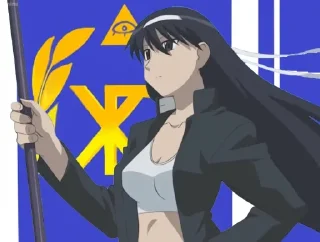 🇺🇦 emoji - ᗷY @ahMshY 𓉮 . Azumanga Daioh Telegram sticker 7 of 108